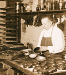 The young pâtissier Maurice Corné