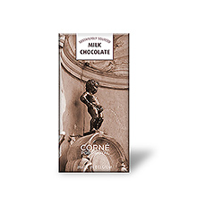 Manneken Pis Tablet Melkchocolade 37%, 70 g, per 5 st.