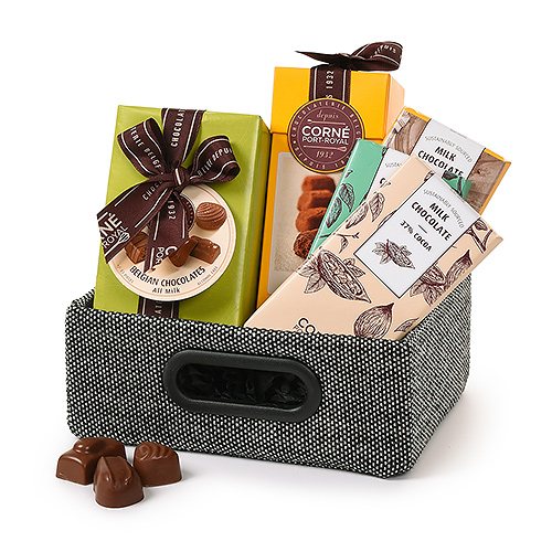 Corné Port-Royal Ultimate Geschenkkorb Mit Belgischer Milchschokolade
