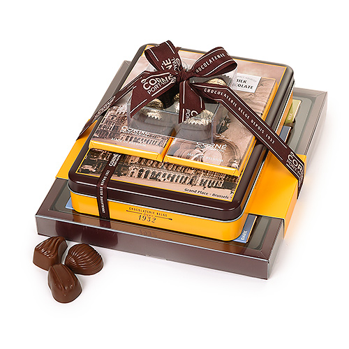 Corné Port-Royal: Belgische Chocoladetoren Geschenkset