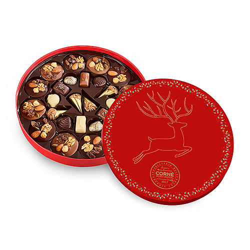 Corné Port-Royal 2023 : Grande Boîte Ronde pour Noël, 26 pcs