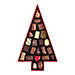 Corné Port-Royal 2022 : Geschenkbox Weihnachtsbaum Schokoladen, 23 St. [02]
